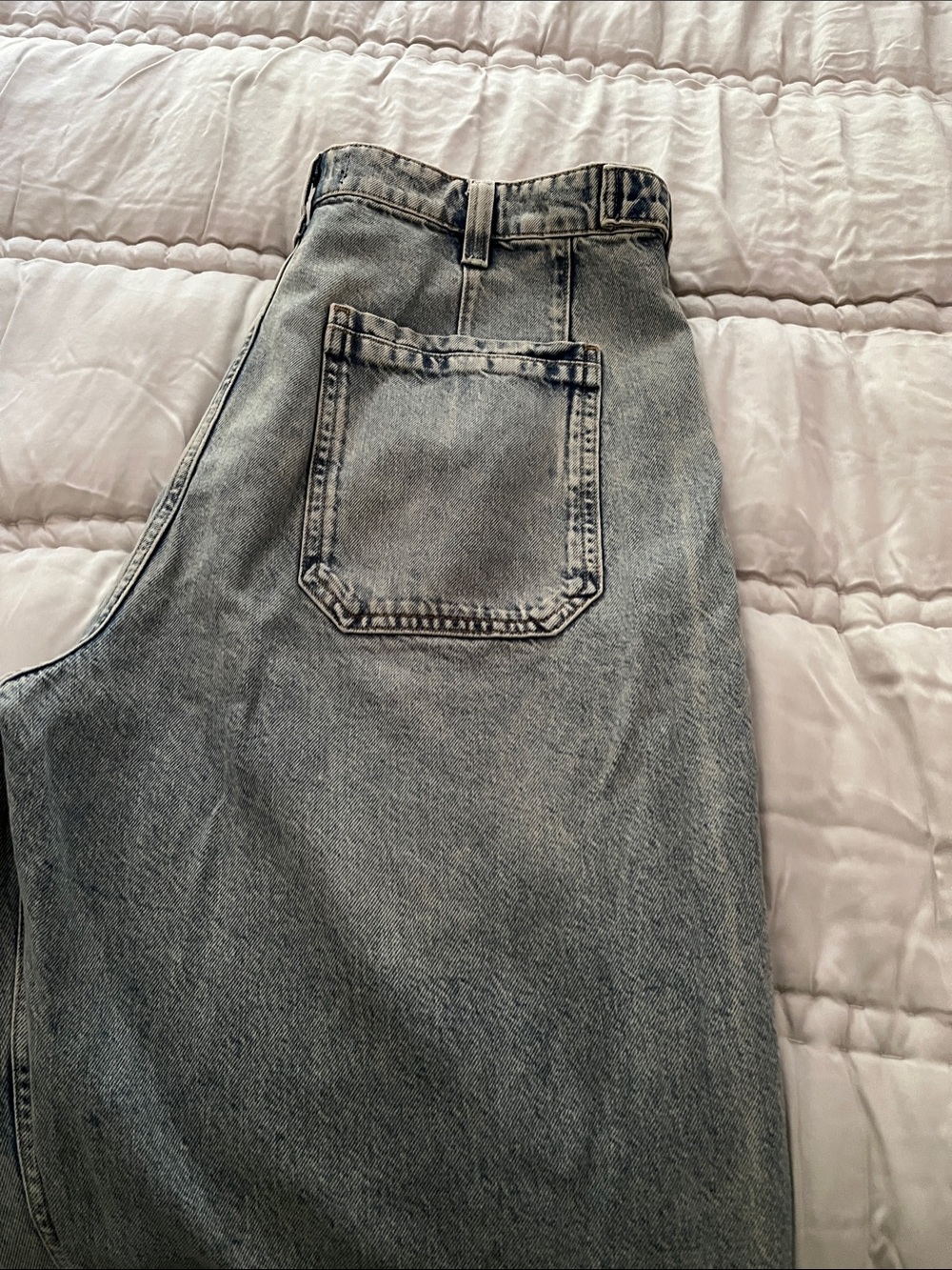 We The Free Light Wash Wide Leg Jeans